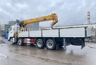 ISUZU GIGA (44т) КМУ XCMG SQS400-5 (16т) БОРТ 8,2×2,5×0,6м